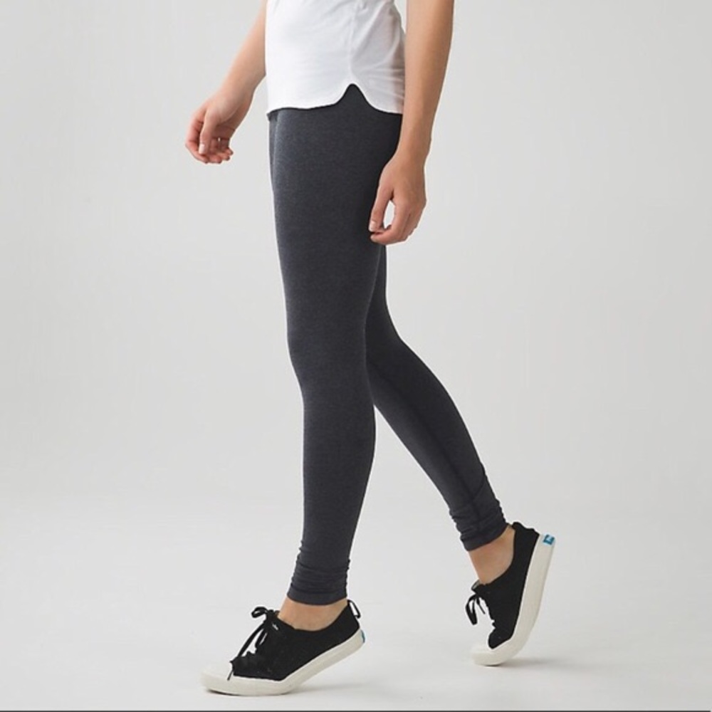 SALE! 🍋 LULULEMON || High Rise Grey Cotton